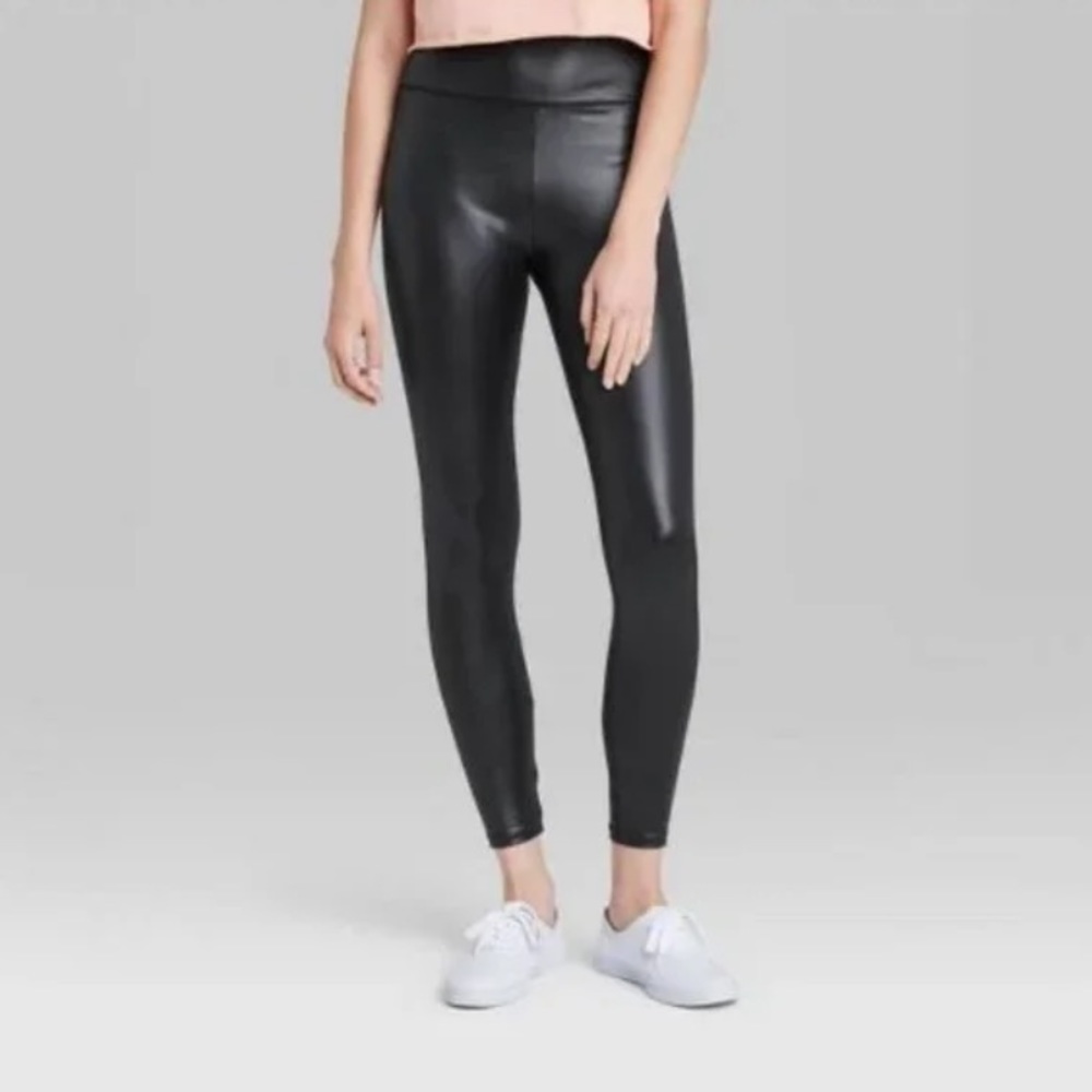 Fake Leather Pants